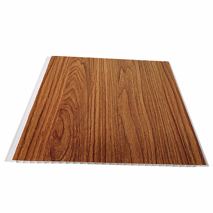 W-46 wood color design pvc ceiling and wall panel  