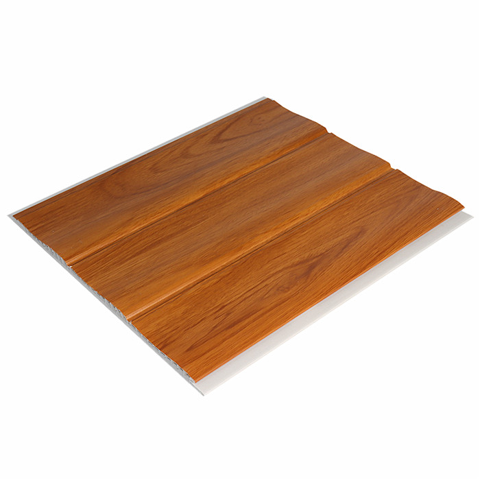 Laminated wave surface Wood Color PVC Tongue and Groove Ceiling /Cielo Raso Plastico /Tablilla Plastica