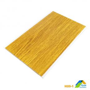 200mm Hot Stamping Long Strip Rood Design PVC Wood Ceiling Tiles Plastic Panel Interior Decoration