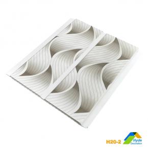 H209 20cm Wide Middle Groove Design Printing PVC Ceiling Panel Made in China