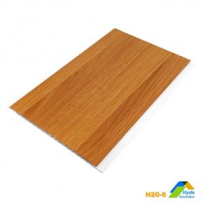 200mm Width Wood Color Laminated Pvc Wall and Ceiling Panel