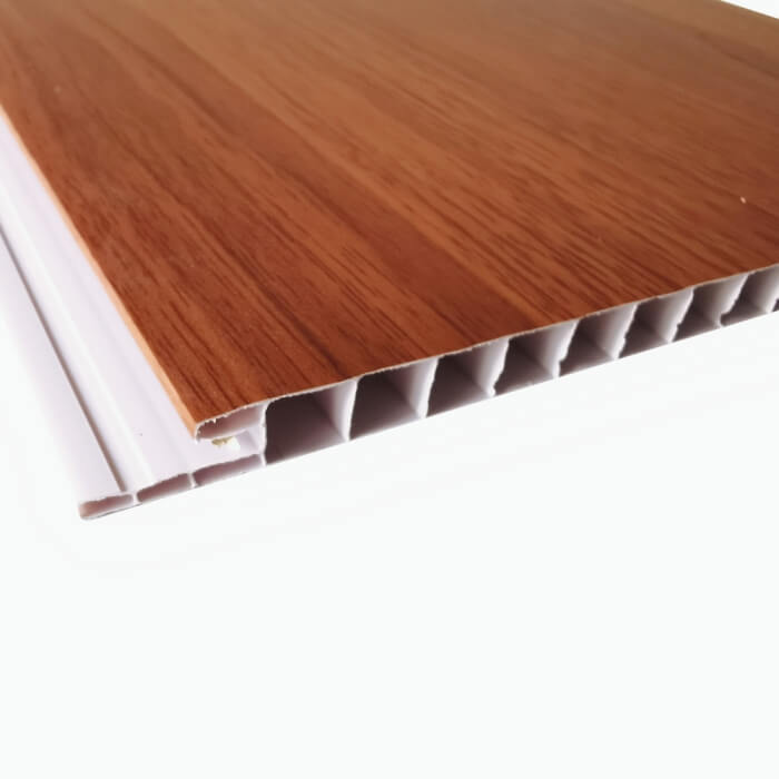 200mm Width Wood Color Laminated Pvc Wall and Ceiling Panel