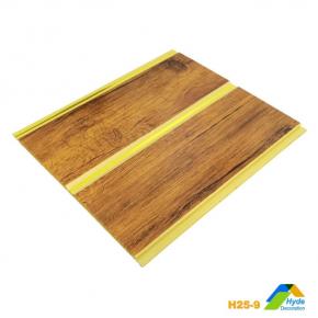 Hot Stamping Wood Grain PVC Panel De Pared Decorativo Plastic False Ceiling 