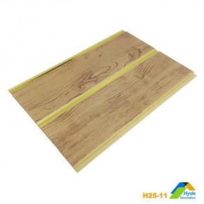 200/250mm Middle Groove Pvc Wood Grain Ceiling Boards