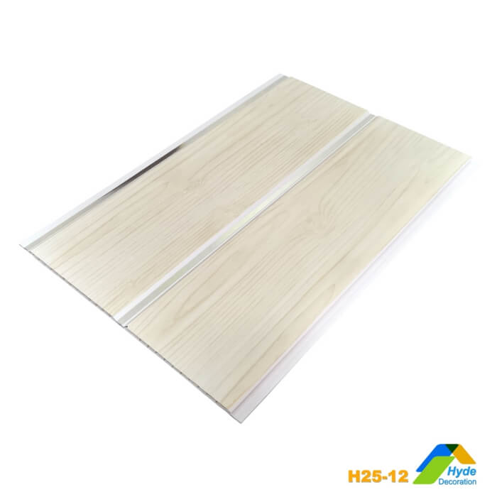 Light Wood Pvc Printed Ceiling Panel with groove