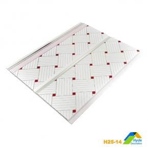 China Supplier hot stamping groove roof plastic PVC ceiling design price