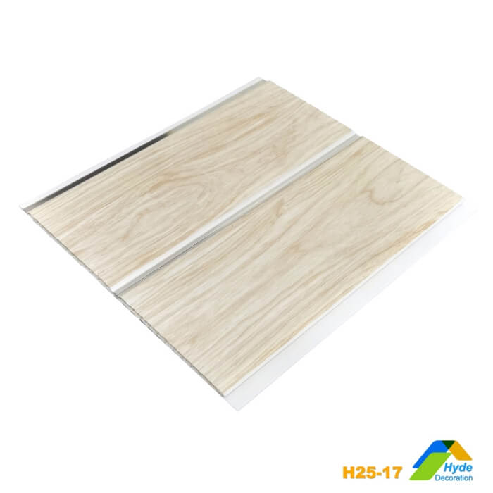 7mm Thickness Tablilla Plastica PVC Parad Ceiling Plastic Panel Faux Wood