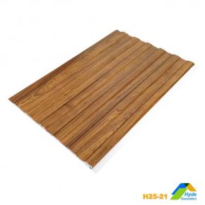 Wood Color Tablilla Techos Cielo Raso 3D PVC ceiling panel designs