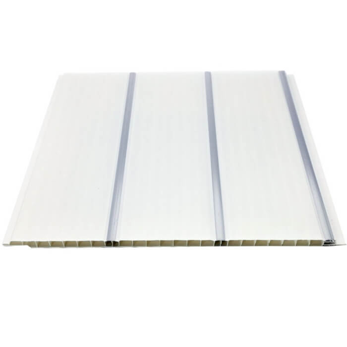 Sliver Line White Panel Board PVC Roof Sheet Tablilla Plastica PVC Ceiling Design