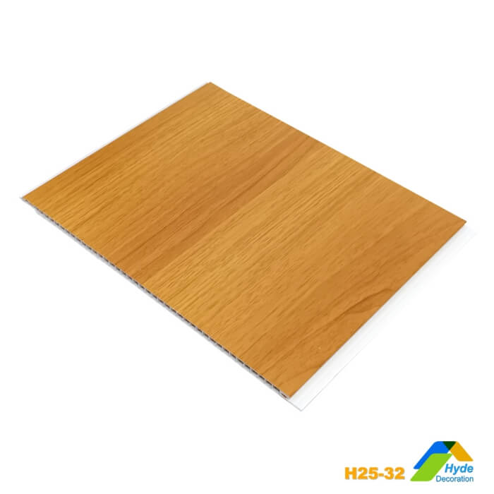 Wooden Laminated Wall Decoration Tablilla PVC Plastic Roof Ceiling Panels for Drawing Room