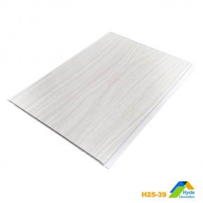 7mm Thickness gray wood grain pvc ceiling design for hall