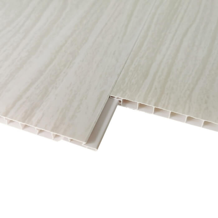 7mm Thickness gray wood grain pvc ceiling design for hall