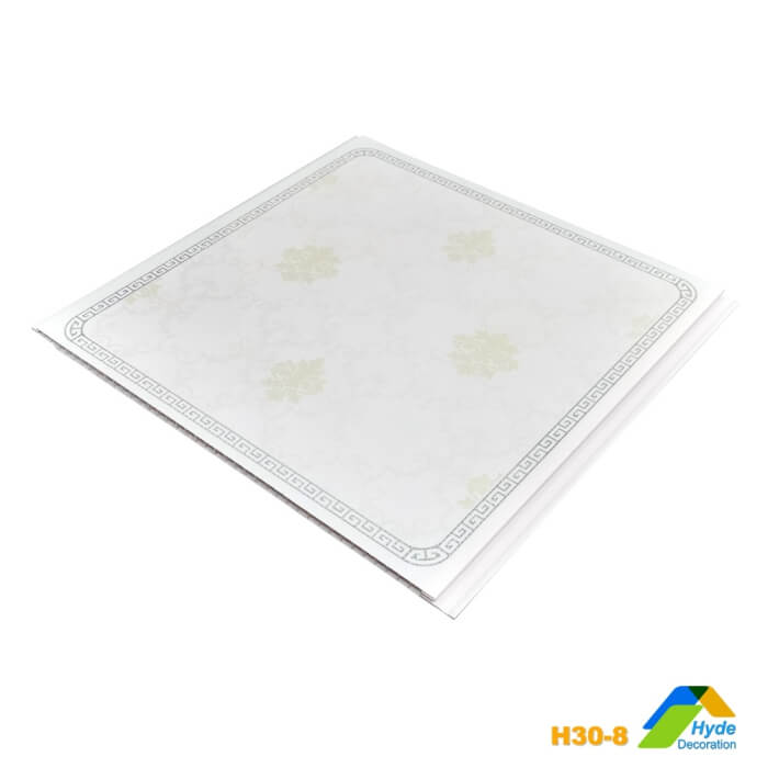 High Quality Flower Design Panel PVC Plastic False Ceiling Board 3D Design