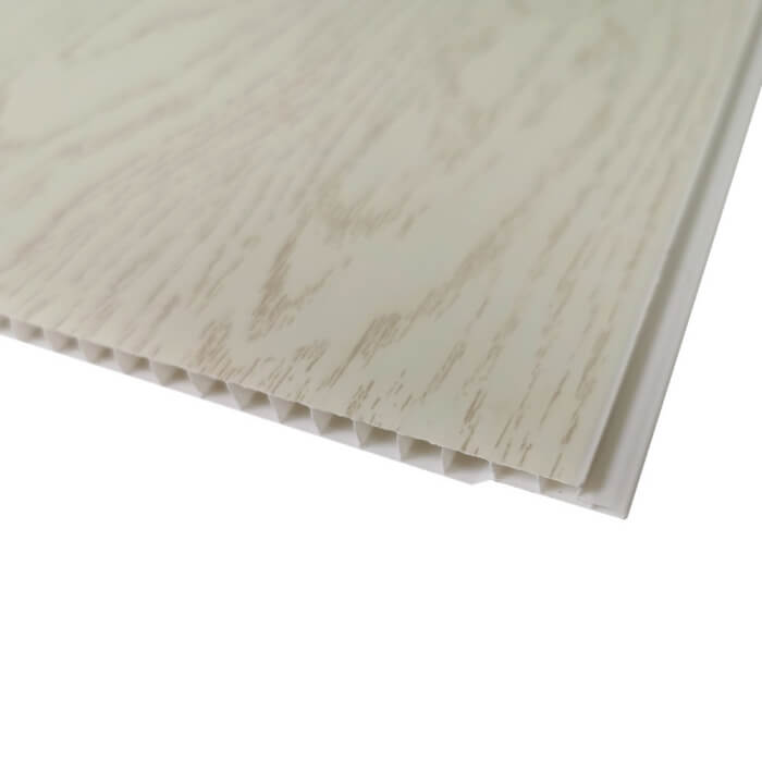 250mm Plastic Bathroom Wall Covering Panels PVC Wood Ceiling Lambri