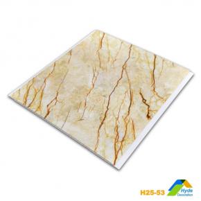 Marble lock plafond PVC bathroom wall tile pvc wall panels price per spft