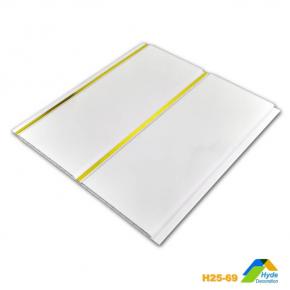 Lambris PVC Blanc Panel De Pared Decorativo Groove Plastic PVC Panel Wall Ceiling