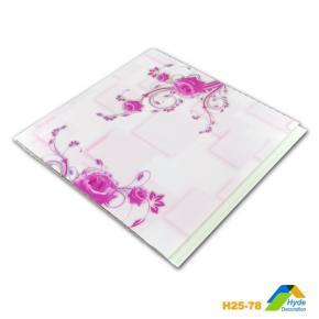 Modern Flat Roof Design Techo En PVC Cielo Raso Ceiling Plastic Panel 250mm