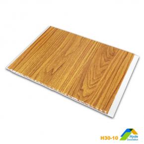 300X6mm Plafond PVC Wooden False Ceiling Tiles Hot Stamping Wall Decoration Panel