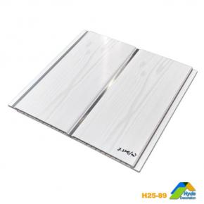 High Glossy Tongue and Groove Plastic PVC Strip Wood Ceiling Panel 250mm Width