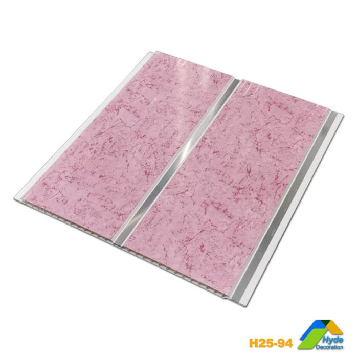 25cm Middle Groove Silver Line PVC Ceiling Tiles Bathroom Panel Cladding Wall Panel