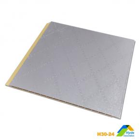 Modern Flat Roof Design Techo PVC Plafond Lambris Ceilings Plastic Wall Panel 30cm