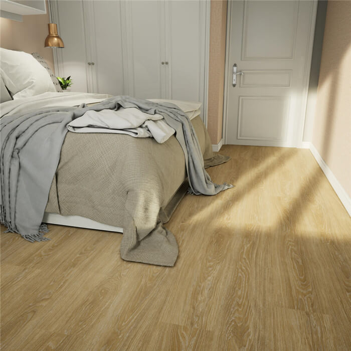 4mm 0.5mm Wear Layer Non Slip Spc Click Plank Wood Floor Covering Luxury Vinyl Tile