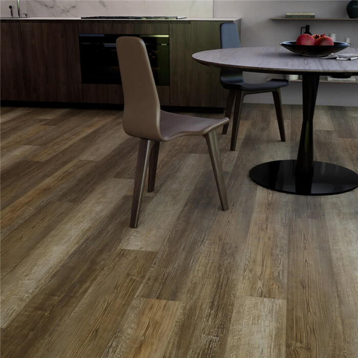 Quick Click Wood Texture Waterproof Spc Flooring Tile