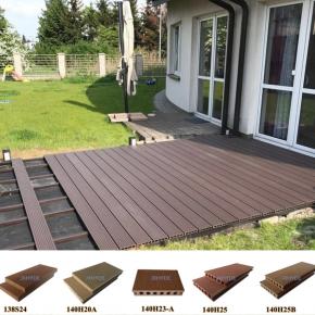 Corrosion-Resistant WPC Hollow Plastic Composite Decking for Outdoor