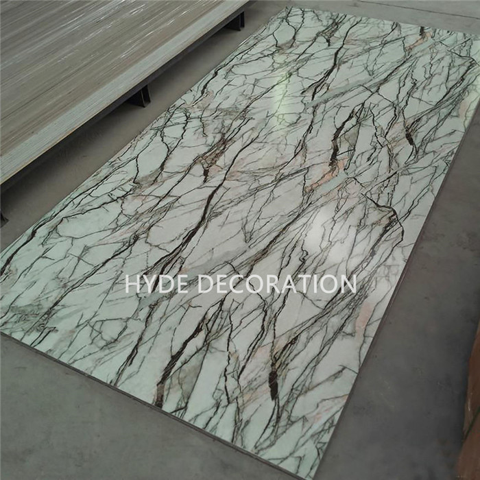 UV Coating PVC Marble Sheet For Walls