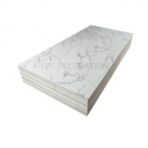 1220x2440mm Pvc Marble Sheet Panel With UV Coating