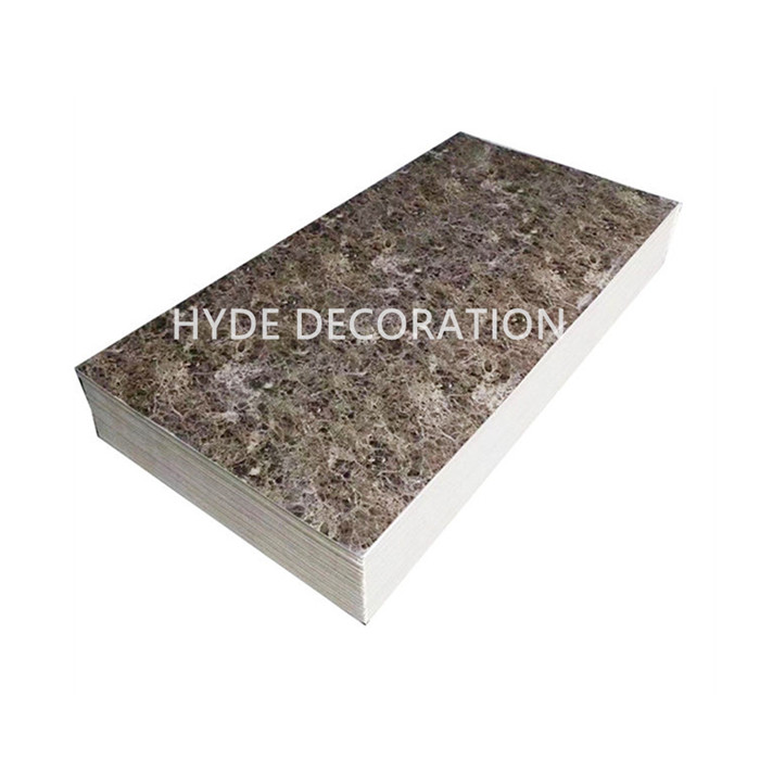 1220x2440mm Pvc Marble Sheet Panel With UV Coating