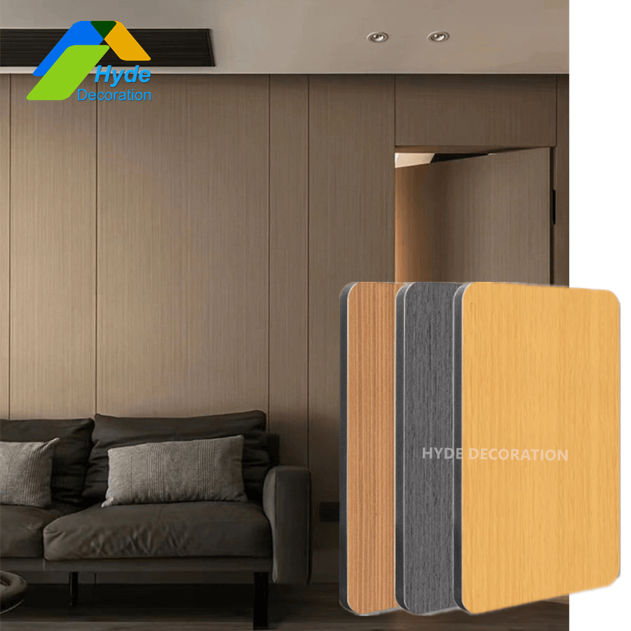 Solid Wall Panel Bamboo Charcoal Veneer